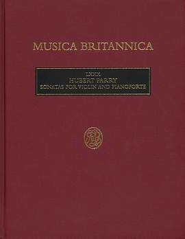 Parry: Sonatas for Violin and Pianoforte