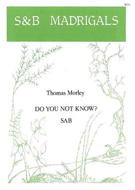 Morley: Do you not know?