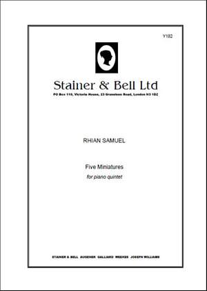 Samuel: Five Miniatures for Piano Quintet