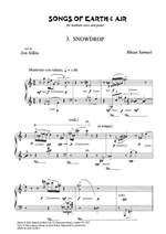 Samuel: Snowdrop. Medium Voice and Piano (No. 3 of "Songs of Earth and Air") Product Image