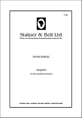 Samuel: Songlines for Alto Saxophone and Piano