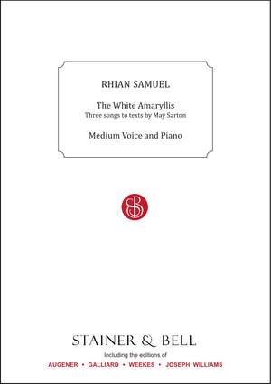 Samuel, Rhian: White Amaryllis, The. Vce & Pf