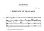 Samuel: Threnody with Fanfares (No 3 of Three Pieces for Trumpet & Organ) Product Image