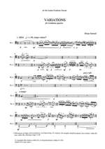Samuel: Variations for Trombone Quartet Product Image