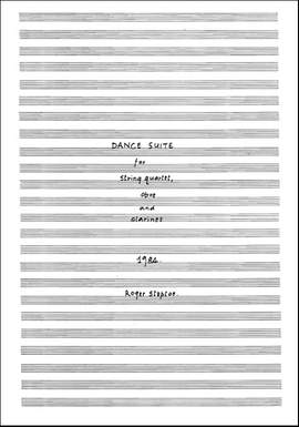Steptoe: Dance Suite for Oboe, Clarinet and String Quartet