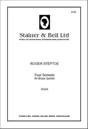 Steptoe: Four Sonnets for Brass Quintet