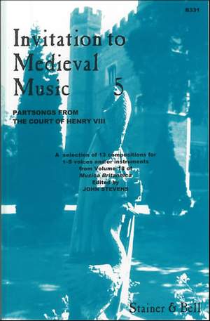 Invitation to Medieval Music Book 5