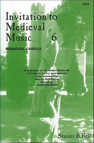 Invitation to Medieval Music Book 6