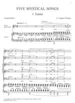 Vaughan Williams: Five Mystical Songs. Vocal Score Product Image