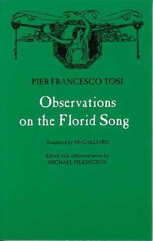 Tosi: Observations on the Florid Song. Paperback