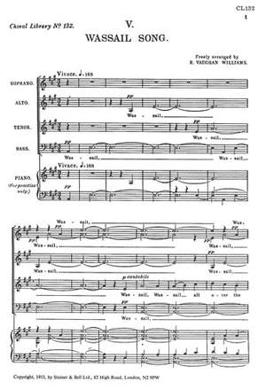 Vaughan Williams: Wassail Song