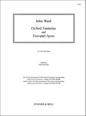 Ward: Oxford Fantasias/Two-part Ayres. Parts