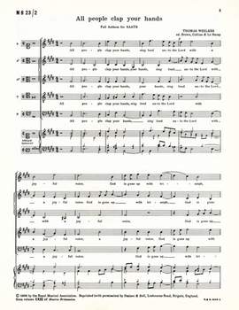 Weelkes: All people, clap your hands