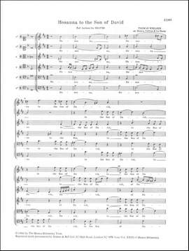 Weelkes: Hosanna to the Son of David