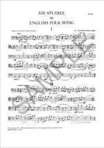 Vaughan Williams: Six Studies in English Folk Song. Bassoon part Product Image