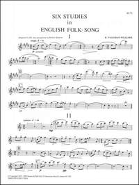 Vaughan Williams: Six Studies in English Folk Song. E flat Saxophone part