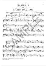 Vaughan Williams: Six Studies in English Folk Song. E flat Saxophone part Product Image