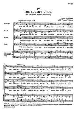 Vaughan Williams: The Lover's Ghost