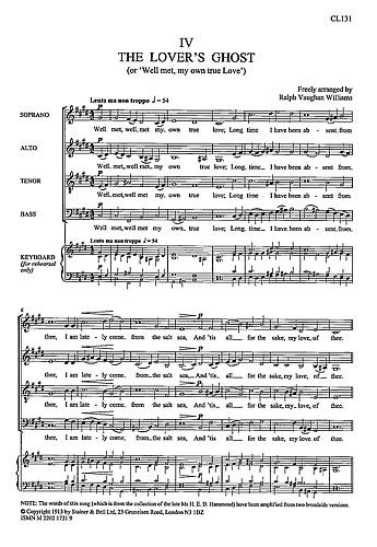 Vaughan Williams: The Lover's Ghost