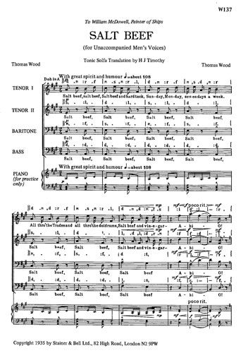 Wood: Salt Beef