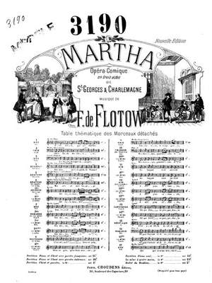 Friedrich von Flotow: Air No.14 Martha