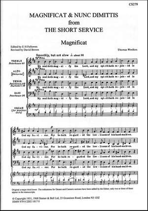Weelkes: Magnificat and Nunc Dimittis (The Short Service)
