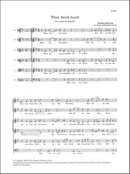 Weelkes: When David heard