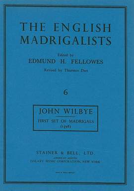 Wilbye: First Set of Madrigals (1598)