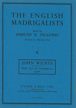 Wilbye: First Set of Madrigals (1598)