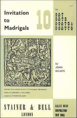 Wilbye: Invitation to Madrigals Book 10