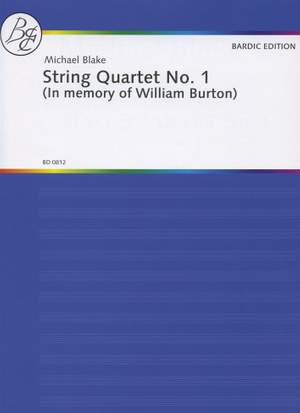 Blake, M: String Quartet No. 1