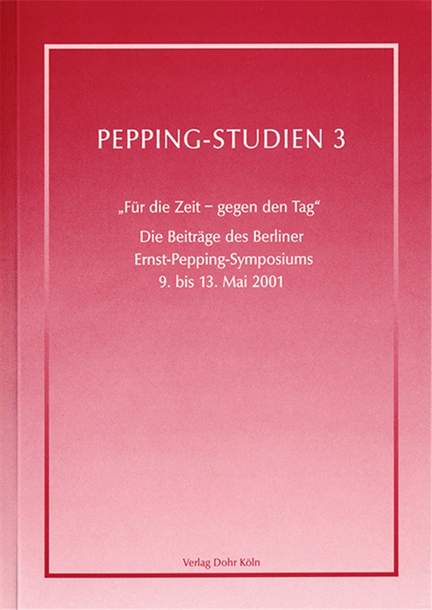 Pepping, E: Pepping-Studien 3