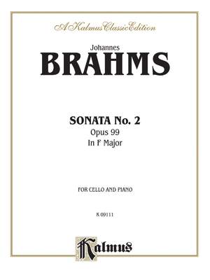 Johannes Brahms: Sonata No. 2, Op. 99 in F Major