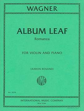 Wagner, R: Album Leaf