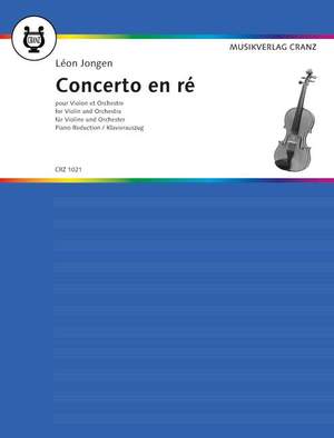 Jongen, L: Concerto en ré