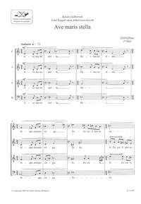 Toth, Peter: Ave Maris Stella. SATB