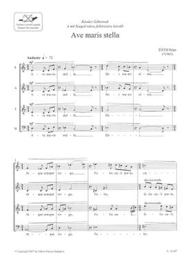 Toth, Peter: Ave Maris Stella. SATB