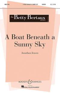 Bertaux, B: A Boat Beneath a Sunny Sky