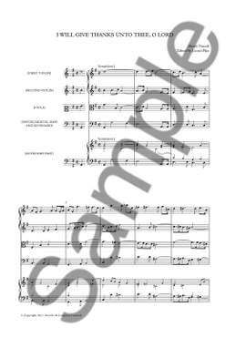 Henry Purcell: I Will Give Thanks Unto Thee O Lord
