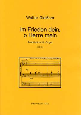 Gleißner, W: Im Frieden dein, o Herre mein