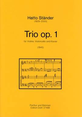Staender, H: Trio op.1