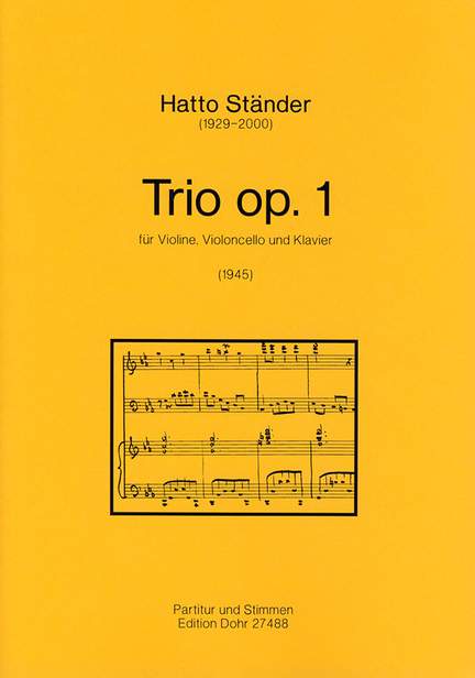 Staender, H: Trio op.1
