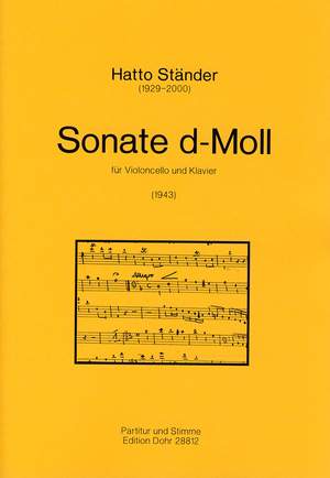 Staender, H: Sonata in D minor