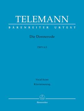 Telemann, G: Die Donnerode (TVWV 6: 3) (G) (Urtext)