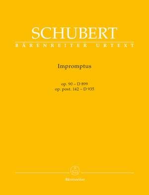 Schubert, F: Impromptus, Op.90 (D.899), Op.posth.142 (D.935) (Urtext)