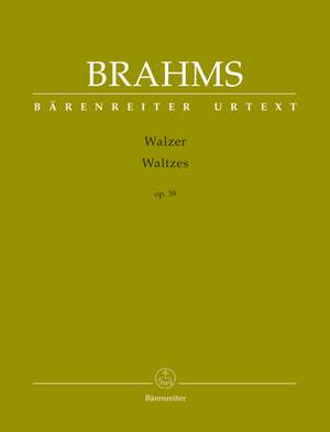 Brahms, J: Waltzes, Op.39 (Urtext)