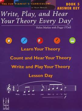 Write, Play And Hear Theory Every Day - Book 5