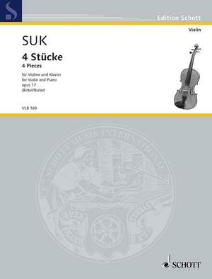 Suk, J: 4 Stücke op. 17