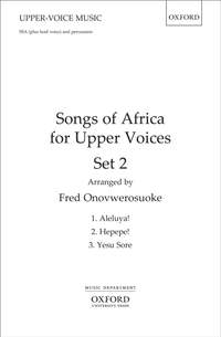 Onovwerosuoke, Fred: Songs of Africa for Upper Voices Set 2