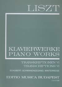 Liszt: Transcriptions VI (Schubert Lieder) (paperback)